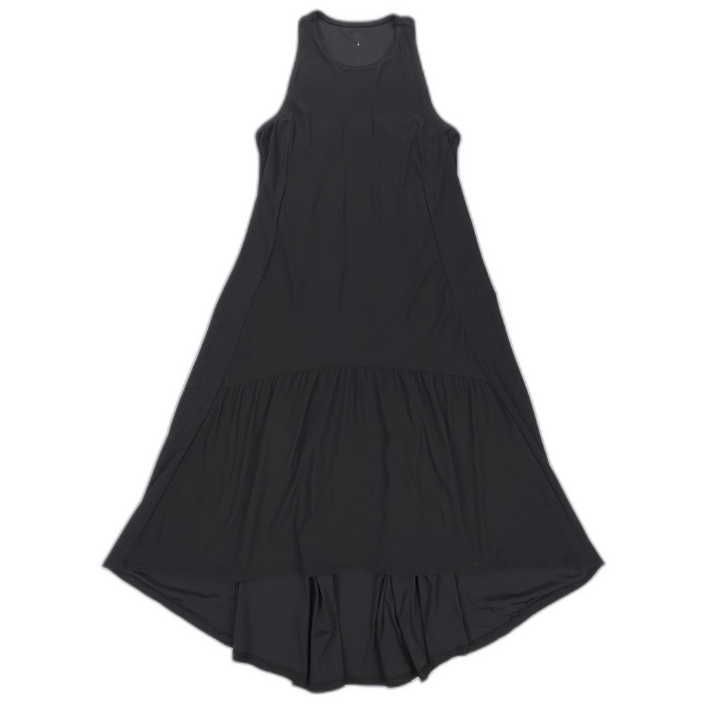 SWEATY BETTY Explorer Ace Midi Dress Black Athleisure Sporty Casual Clean Girl